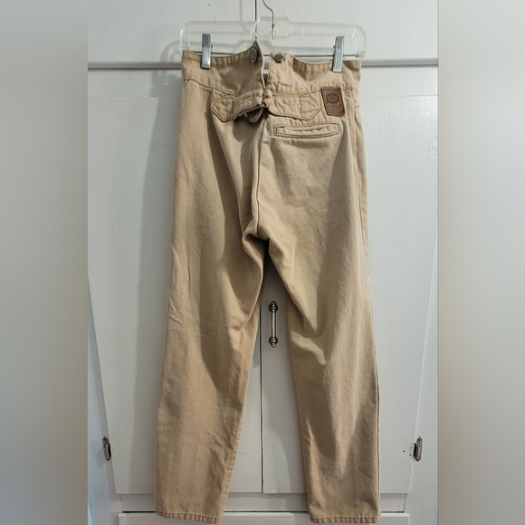 Wah Maker Duck Canvas Western Buckle Back Frontier Trousers Work Pants Size 27 - Picture 4 of 9